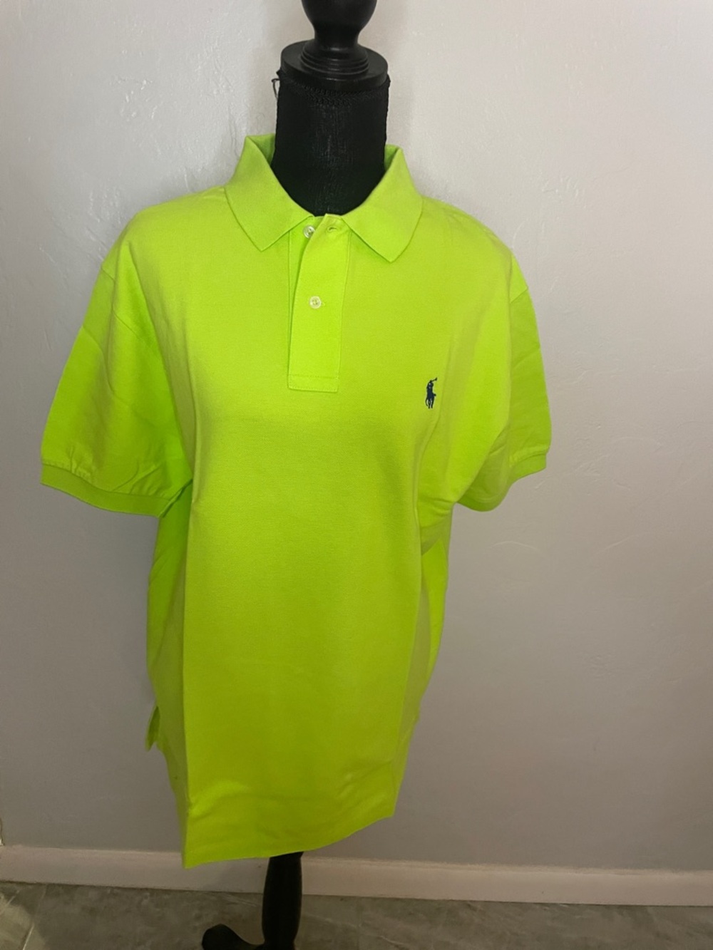 Ralph Lauren Men’s High-Visibility Lime Polo Shirt